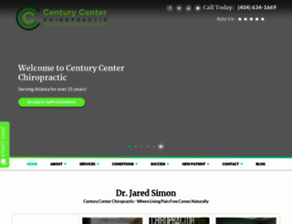 centurycenterchiro.com screenshot