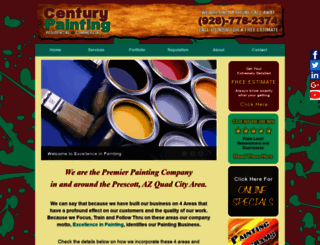 centurypainting.com screenshot