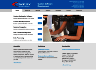 centurysoftwaretechnologies.com screenshot