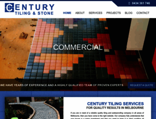centurytiling.com.au screenshot
