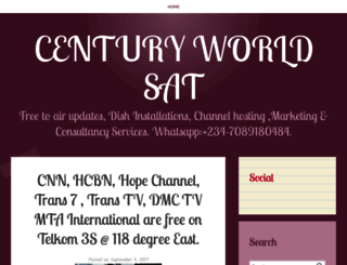 centuryworldsat.wordpress.com screenshot