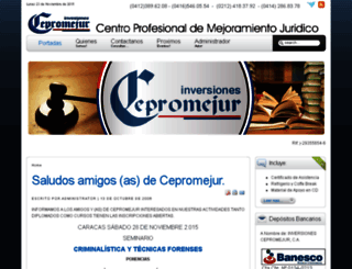 cepromejur.com screenshot