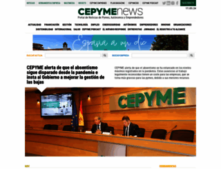cepymenews.es screenshot