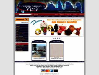 ceramicsuppliesnow.com screenshot