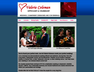 ceremonycelebrant.com screenshot