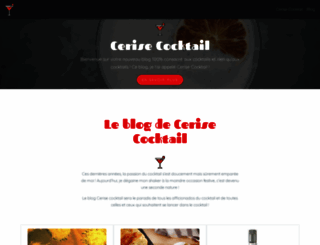 cerise-cocktail.fr screenshot