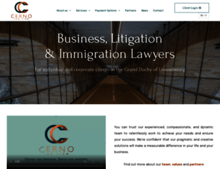 cerno-law.com screenshot