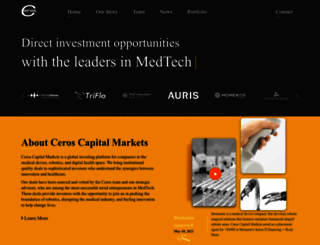 ceroscapitalmarkets.com screenshot