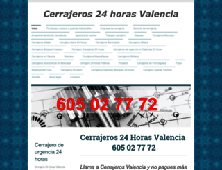 cerrajero-24-horas-valencia.com screenshot