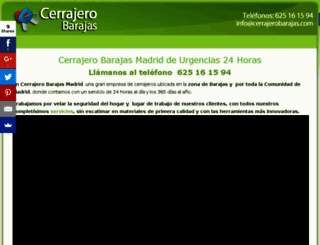 cerrajerobarajas.com screenshot