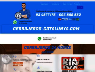 cerrajeros-catalunya.com screenshot