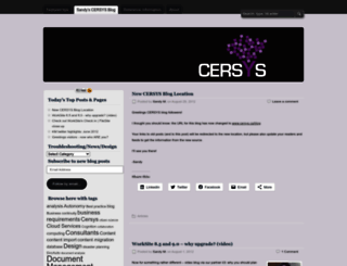 cersys.wordpress.com screenshot