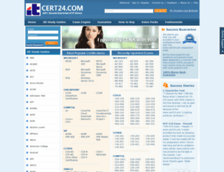 cert24.com screenshot