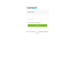 certain.gainsight.com screenshot