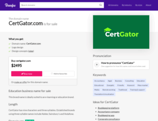 certgator.com screenshot