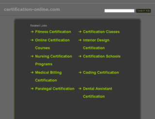 certification-online.com screenshot