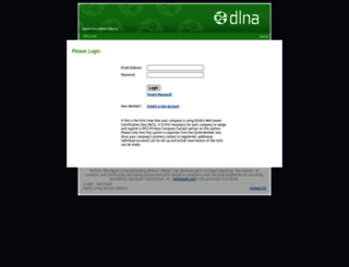 certification.dlna.org screenshot