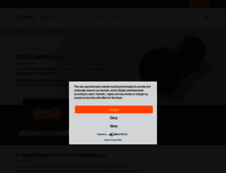 certification.typo3.org screenshot