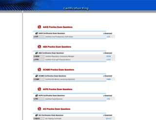 certificationking.com screenshot