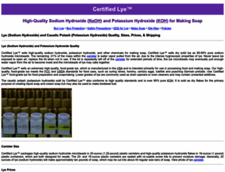 certified-lye.com screenshot