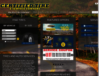 certified-tire.com screenshot