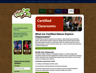 certified.natureexplore.org screenshot