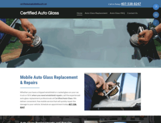 certifiedautoglassllc.com screenshot