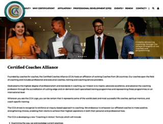 certifiedcoachesalliance.com screenshot