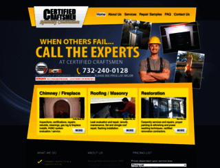 certifiedcraftsmen.com screenshot