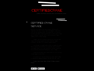 certifiedcrane.wordpress.com screenshot