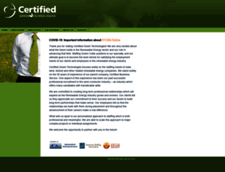 certifiedgreentech.com screenshot