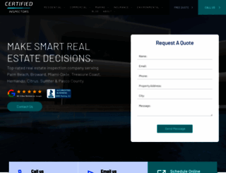 certifiedinspectors.us screenshot