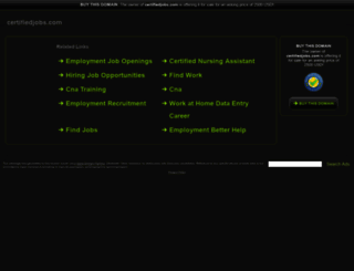 certifiedjobs.com screenshot
