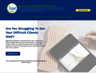 certifiedleaptherapist.com screenshot
