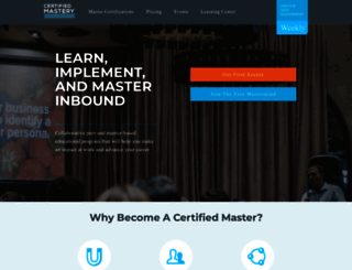 certifiedmastery.com screenshot