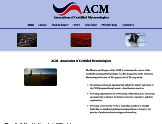 certifiedmeteorologists.org screenshot