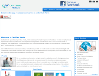 certifiednerds.info screenshot