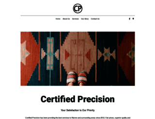 certifiedprecisioncarpets.com screenshot