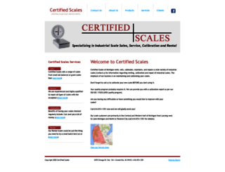 certifiedscales.net screenshot