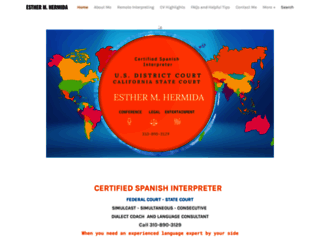 certifiedspanishinterpreter.com screenshot