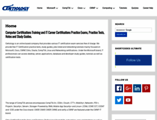 certiology.com screenshot