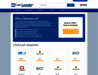 certleader.com screenshot