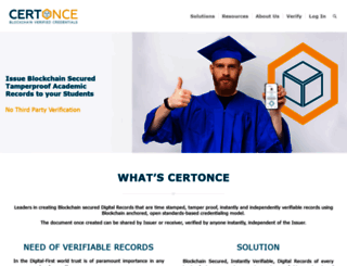 certonce.com screenshot