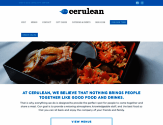 ceruleanrestaurant.com screenshot