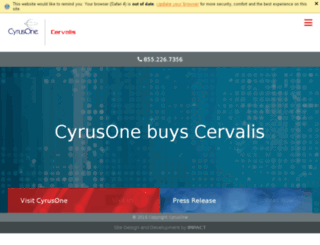 cervalis.com screenshot