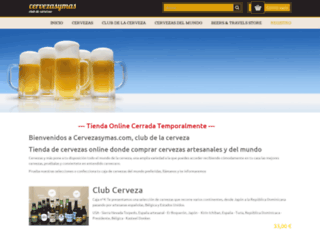 cervezasymas.com screenshot