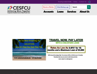 cesfcu.org screenshot