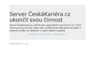 ceskakariera.cz screenshot