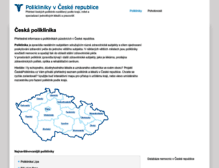 ceskapoliklinika.cz screenshot
