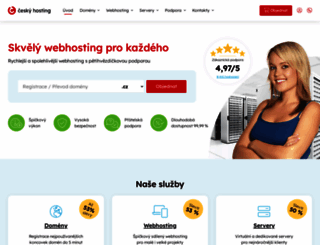 cesky-hosting.cz screenshot